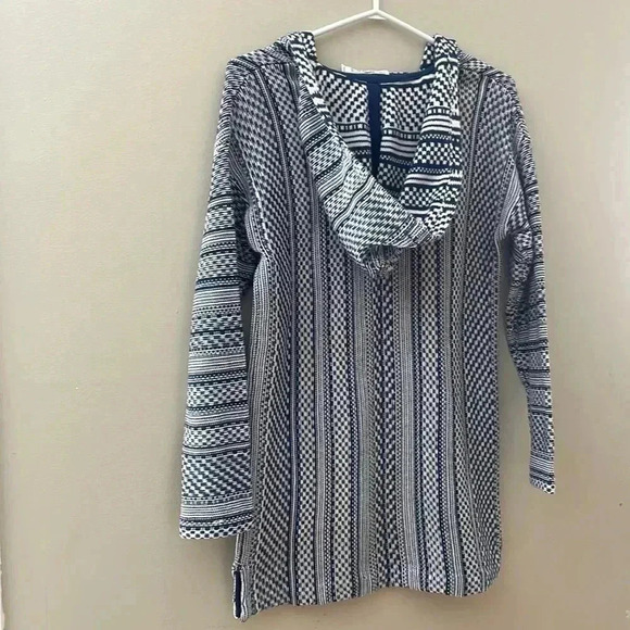 ❤️2/$30❤️[XS]EUC Twik Organic Cotton Blend Knit Pullover Baja Style Hoodie - Picture 2 of 6